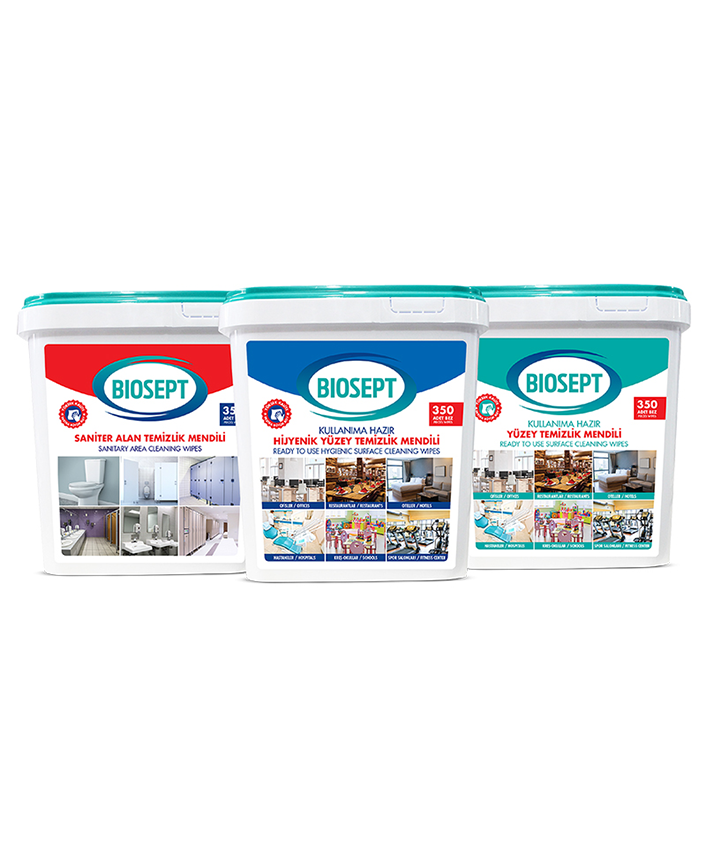 Yüzey Temizlik Mendili (Kova 350 Adet)-image